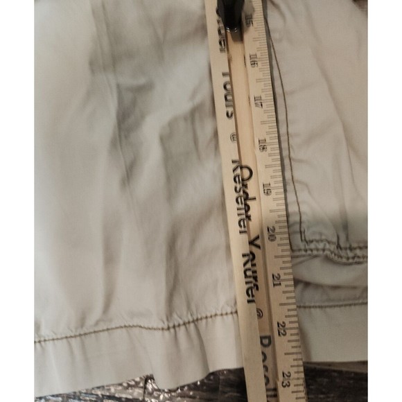 Vintage Polo Jeans Co Ralph Lauren Safari Utility Cargo Tan‎ Mens Shorts Size 34 - Picture 7 of 9